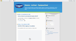 Desktop Screenshot of danone-actimel.blogspot.com