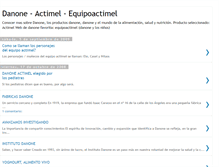Tablet Screenshot of danone-actimel.blogspot.com
