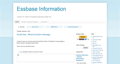 Desktop Screenshot of essbaseinfo.blogspot.com