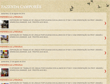 Tablet Screenshot of escolafazendacampores.blogspot.com