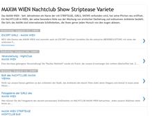 Tablet Screenshot of maxim-wien-nachtclub.blogspot.com