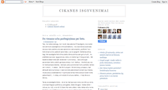 Desktop Screenshot of cikane.blogspot.com