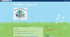 Desktop Screenshot of partilha-especial.blogspot.com