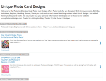 Tablet Screenshot of photocarddesigns.blogspot.com