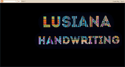 Desktop Screenshot of iamlusiana.blogspot.com