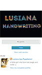 Mobile Screenshot of iamlusiana.blogspot.com