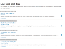 Tablet Screenshot of lowcarbdietreview.blogspot.com