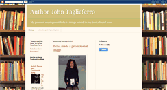 Desktop Screenshot of johntagliaferro.blogspot.com