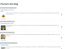 Tablet Screenshot of flaviansbioblog.blogspot.com