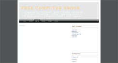 Desktop Screenshot of ebookcomputerfree.blogspot.com