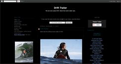 Desktop Screenshot of drift-movie-trailer.blogspot.com