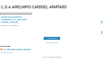 Tablet Screenshot of airelimpiocardiselapartado.blogspot.com