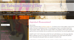 Desktop Screenshot of bfbeautyshop.blogspot.com