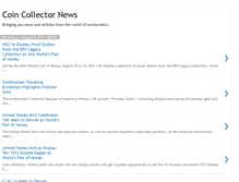 Tablet Screenshot of coincollectornews.blogspot.com