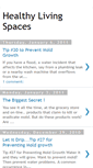 Mobile Screenshot of healthylivingspaces.blogspot.com