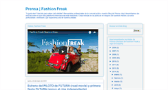 Desktop Screenshot of prensafashionfreak.blogspot.com