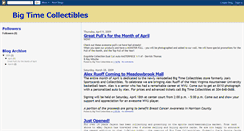 Desktop Screenshot of bigtimecollectibles.blogspot.com