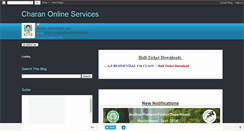 Desktop Screenshot of charanonlineservices.blogspot.com