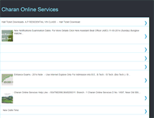 Tablet Screenshot of charanonlineservices.blogspot.com