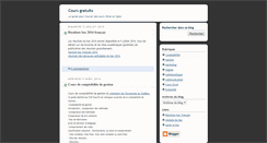 Desktop Screenshot of cours-gratuits.blogspot.com