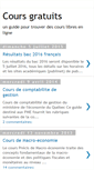 Mobile Screenshot of cours-gratuits.blogspot.com