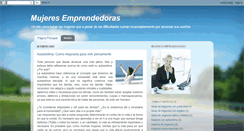 Desktop Screenshot of mujeres-emprendedoras.blogspot.com