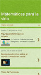 Mobile Screenshot of matematicas-paralavida.blogspot.com