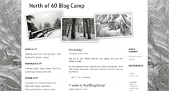 Desktop Screenshot of northof60blogcamp.blogspot.com