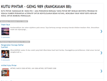 Tablet Screenshot of kutupintar-geng989buatduit.blogspot.com