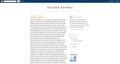 Desktop Screenshot of deckerreport.blogspot.com