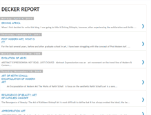 Tablet Screenshot of deckerreport.blogspot.com