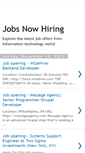 Mobile Screenshot of jobsnowhiring.blogspot.com