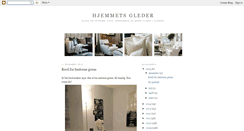 Desktop Screenshot of hjemmetsgleder.blogspot.com