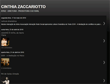 Tablet Screenshot of cinthiazaccariotto.blogspot.com