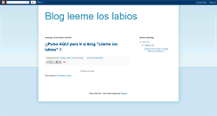 Desktop Screenshot of leemeloslabios.blogspot.com