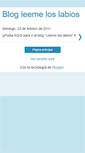 Mobile Screenshot of leemeloslabios.blogspot.com
