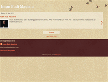 Tablet Screenshot of insanbudimaulana.blogspot.com