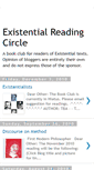 Mobile Screenshot of existentialreadingcircle.blogspot.com
