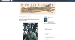 Desktop Screenshot of kickassmassages.blogspot.com