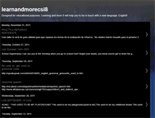 Tablet Screenshot of learnandmorecsi8.blogspot.com