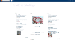 Desktop Screenshot of lavidaesbellablogs.blogspot.com