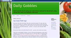 Desktop Screenshot of dailygobbles.blogspot.com