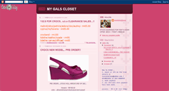 Desktop Screenshot of mygalscloset.blogspot.com