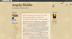 Desktop Screenshot of angelastubbs.blogspot.com
