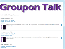 Tablet Screenshot of groupontalk.blogspot.com