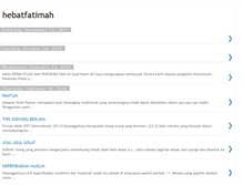 Tablet Screenshot of hebatfatimah.blogspot.com
