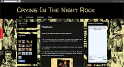 Desktop Screenshot of cryinginthenightrock.blogspot.com