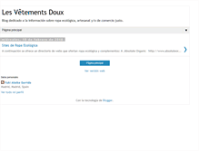 Tablet Screenshot of lesvetementsdoux.blogspot.com