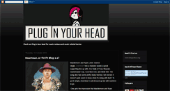 Desktop Screenshot of pluginyourhead.blogspot.com