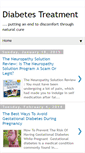 Mobile Screenshot of diabetestreatmentips.blogspot.com